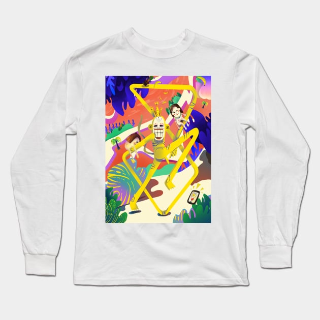 Jungle Love Long Sleeve T-Shirt by VitaliOneg